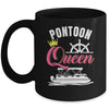 Pontoon Queen For Women Funny Pontoon Boat Pontooning Party Mug | teecentury