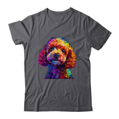 Poodle Dog Colorful Face Dog Lover Men Women Shirt & Tank Top | teecentury