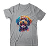 Poodle Mom Lover Puppy Dog Watercolor Tie Dye Painting Shirt & Tank Top | teecentury