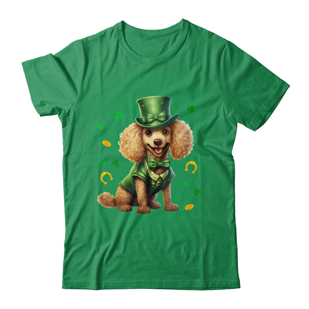 Poodle St Patricks Day Leprechaun Shamrock Irish Shirt & Hoodie | teecentury