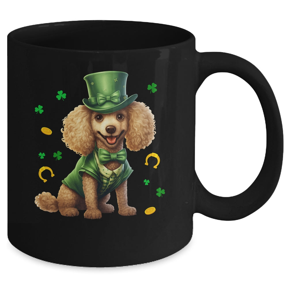 Poodle St Patricks Day Leprechaun Shamrock Irish Mug | teecentury