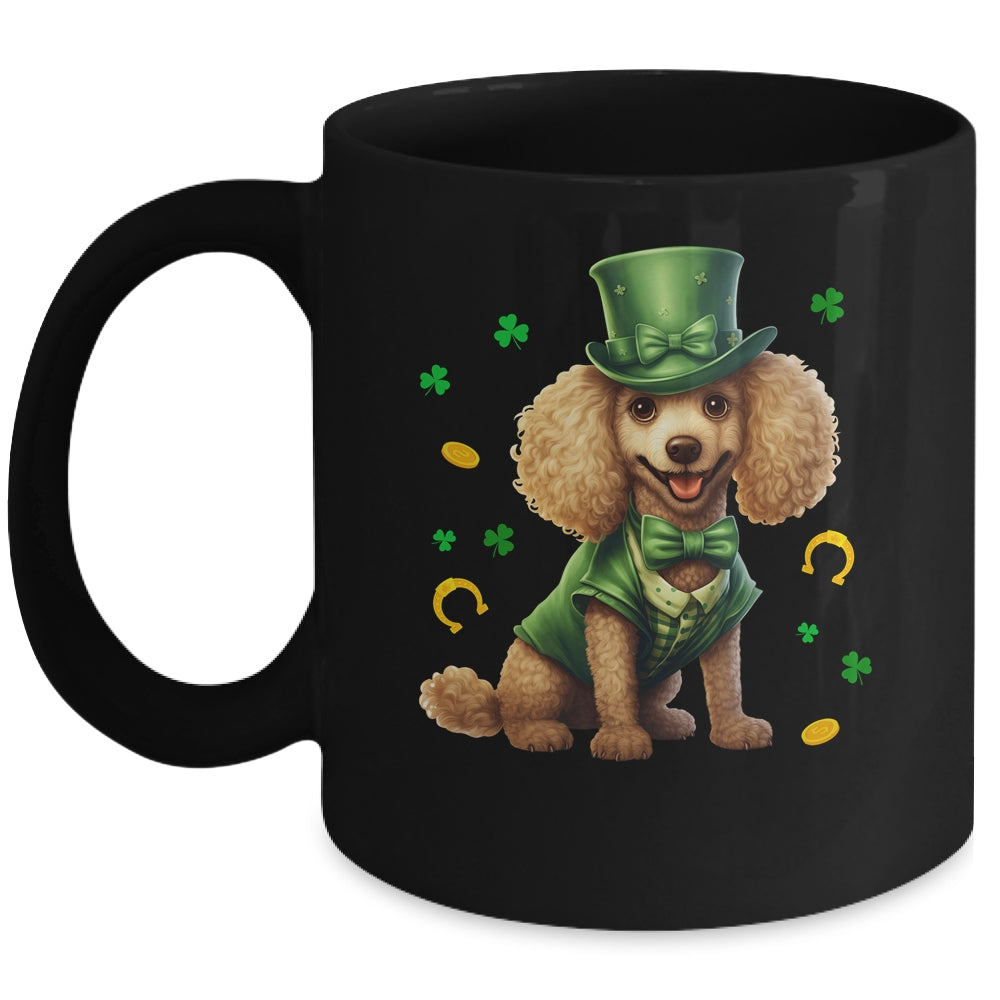 Poodle St Patricks Day Leprechaun Shamrock Irish Mug | teecentury