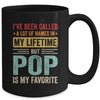 Pop Is My Favorite Name Funny Father's Day Pop Mug | teecentury