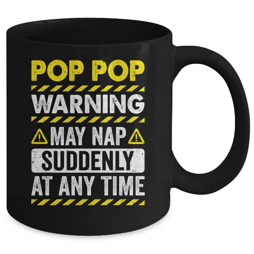 Pop Pop Art For Grandpa From Grandkids Fathers Day Pop Pop Funny Mug | teecentury