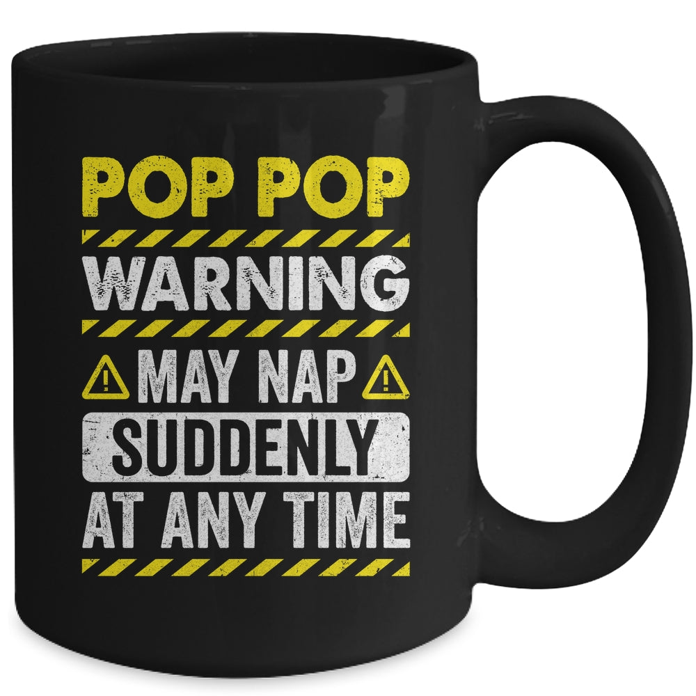 Pop Pop Art For Grandpa From Grandkids Fathers Day Pop Pop Funny Mug | teecentury