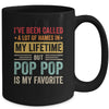 Pop Pop Is My Favorite Name Funny Father's Day Pop Pop Mug | teecentury
