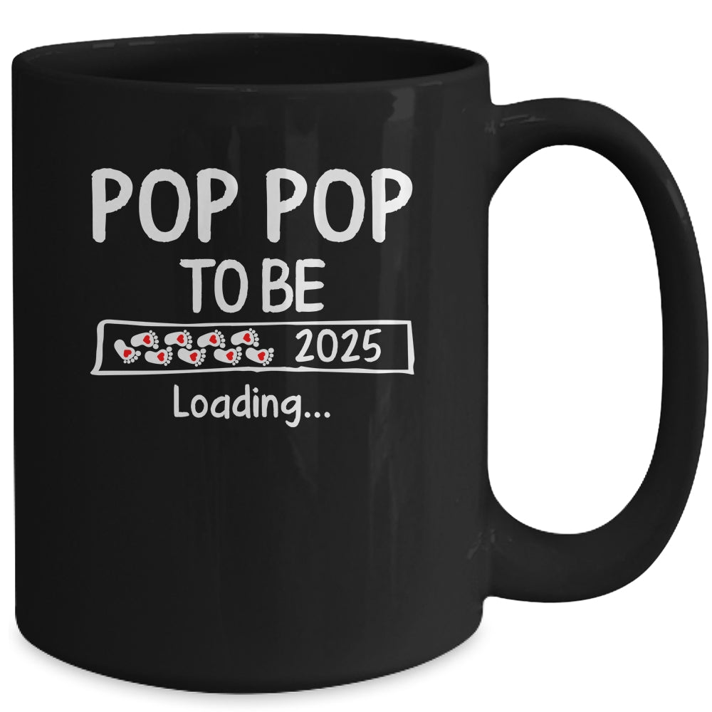 Pop Pop To Be 2025 Loading Promoted To Pop Pop Est 2025 Mug | teecentury