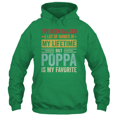 Poppa Is My Favorite Name Funny Father's Day Poppa Shirt & Hoodie | teecentury