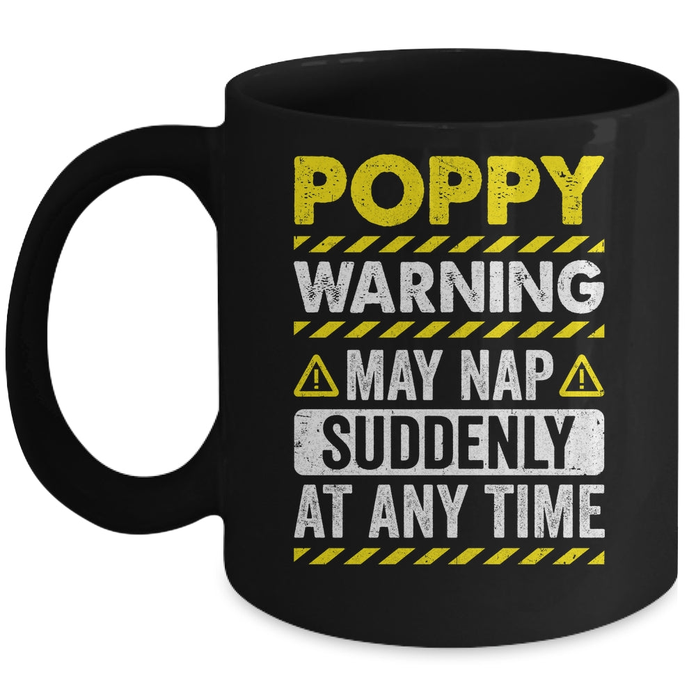 Poppy Art For Grandpa From Grandkids Fathers Day Poppy Funny Mug | teecentury