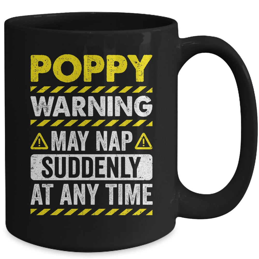 Poppy Art For Grandpa From Grandkids Fathers Day Poppy Funny Mug | teecentury