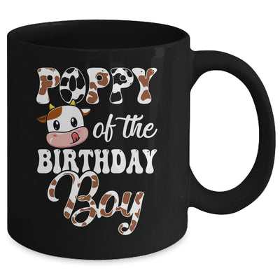Poppy  Of The Birthday Boy Cow Farm 1st Birthday Boy Mug | teecentury