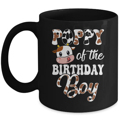 Poppy  Of The Birthday Boy Cow Farm 1st Birthday Boy Mug | teecentury