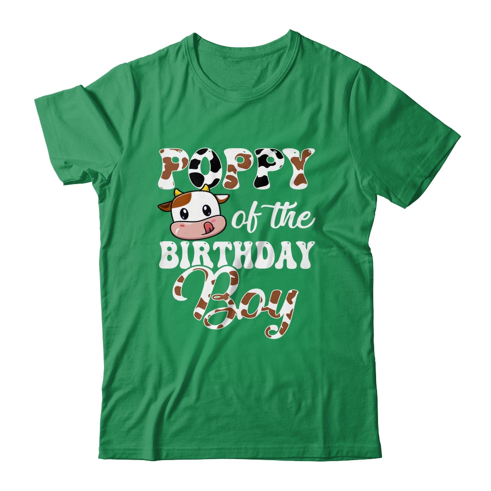 Poppy  Of The Birthday Boy Cow Farm 1st Birthday Boy Shirt & Hoodie | teecentury