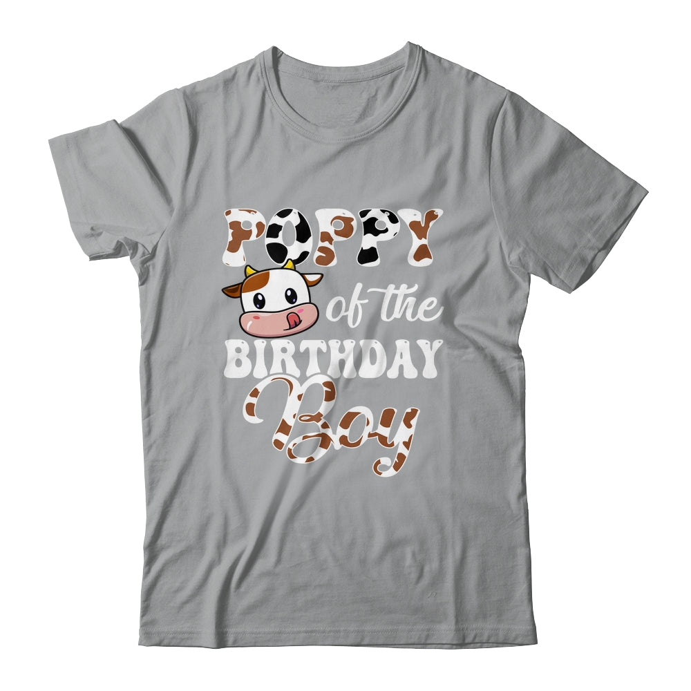Poppy  Of The Birthday Boy Cow Farm 1st Birthday Boy Shirt & Hoodie | teecentury