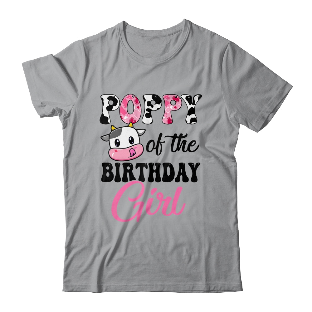 Poppy  Of The Birthday Girl Cow Farm 1st Birthday Girl Shirt & Hoodie | teecentury