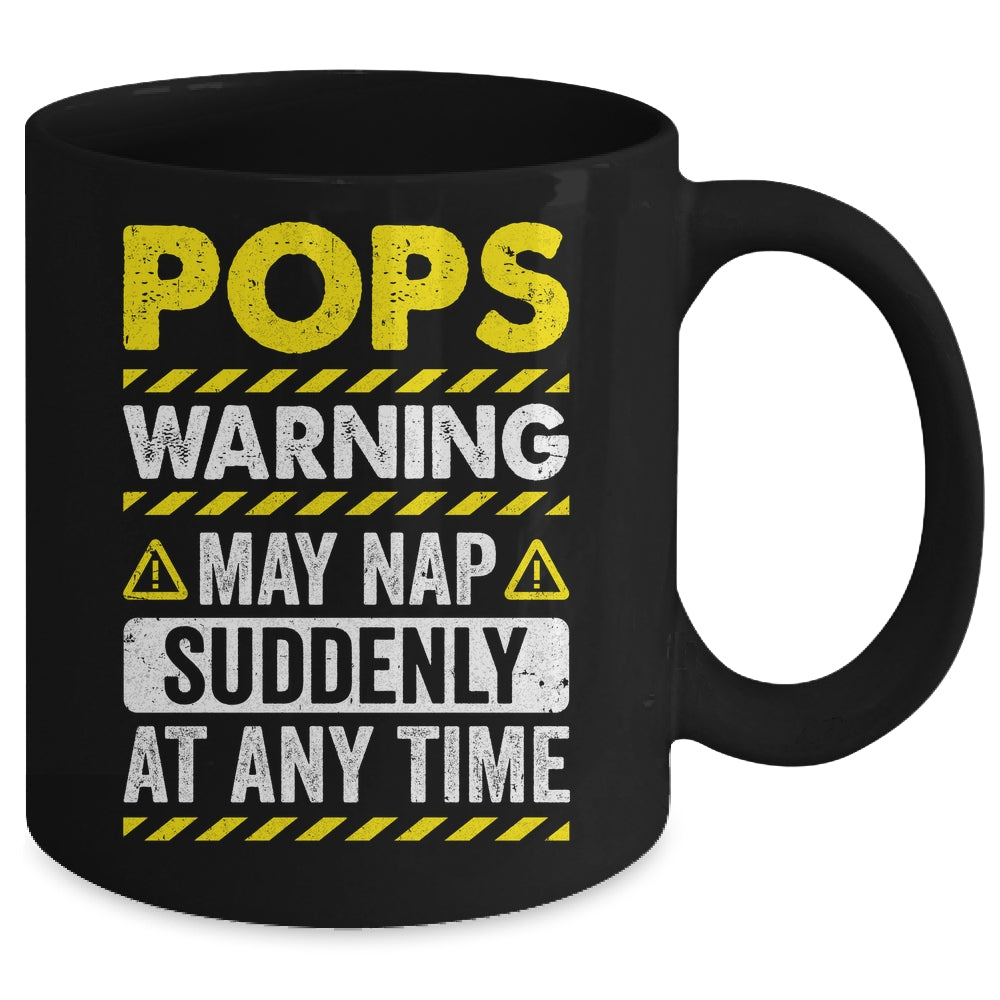 Pops Art For Grandpa From Grandkids Fathers Day Pops Funny Mug | teecentury