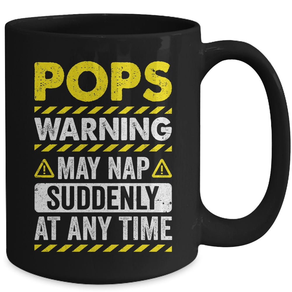 Pops Art For Grandpa From Grandkids Fathers Day Pops Funny Mug | teecentury