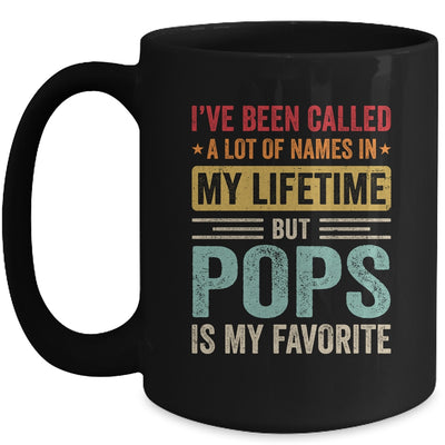 Pops Is My Favorite Name Funny Father's Day Pops Mug | teecentury