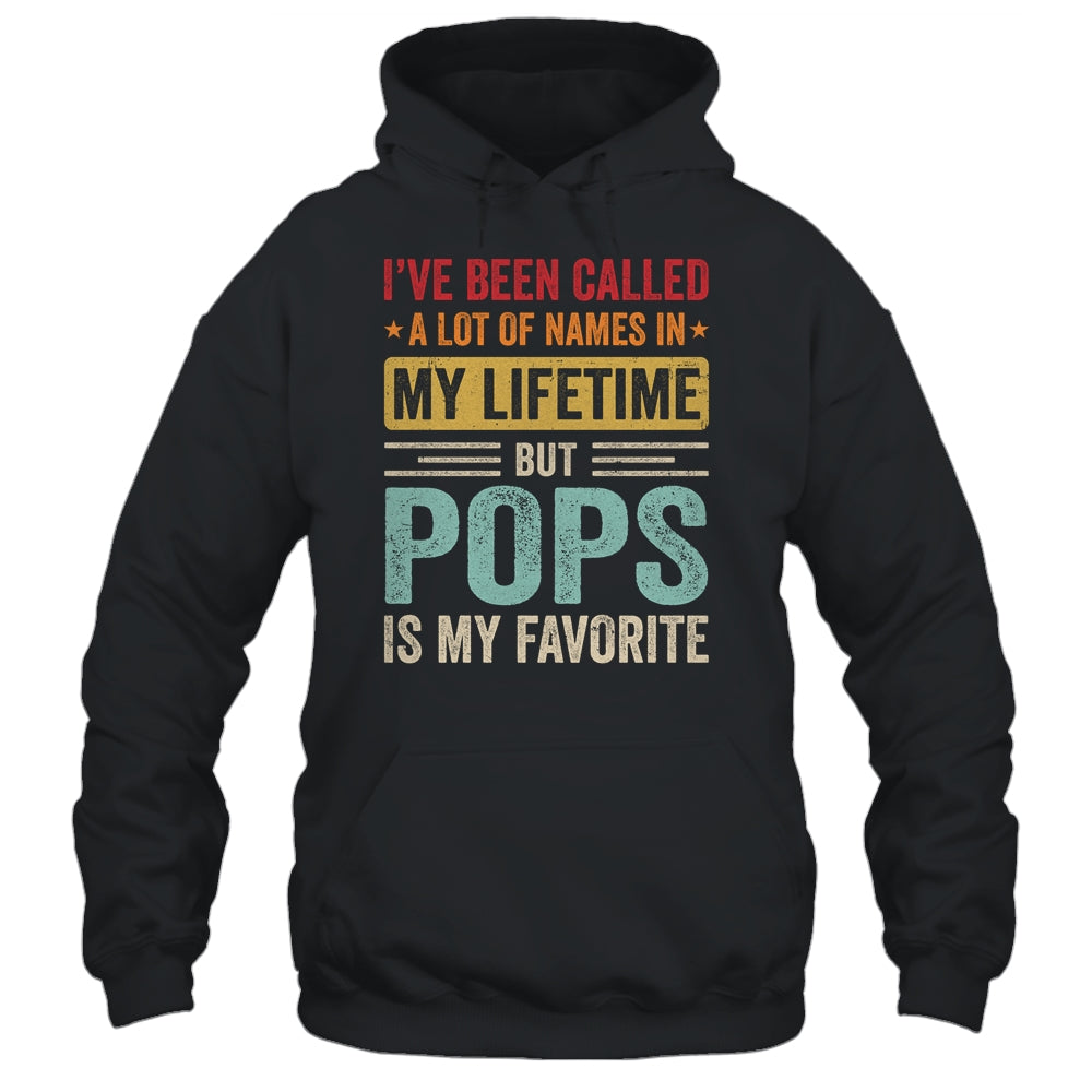 Pops Is My Favorite Name Funny Father's Day Pops Shirt & Hoodie | teecentury