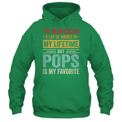 Pops Is My Favorite Name Funny Father's Day Pops Shirt & Hoodie | teecentury