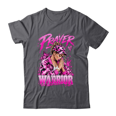 Prayer Warrior God Jesus Christian Pink Camo Black Woman Shirt & Hoodie | teecentury