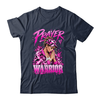Prayer Warrior God Jesus Christian Pink Camo Black Woman Shirt & Hoodie | teecentury