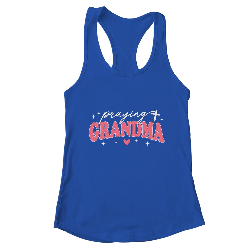 Praying Grandma Christian Faith Family Love Mother'S Day Shirt & Tank Top | teecentury