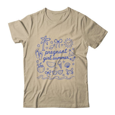 Pregnant Girl Summer Funny Baby Announcement Mom Mama Cute Shirt & Hoodie | teecentury