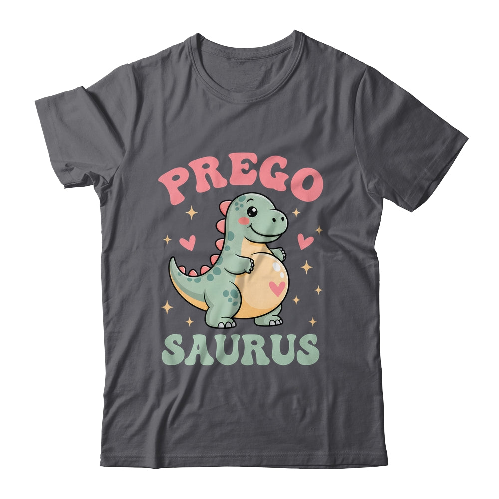 Pregosaurus Cute Retro Mommy Dinosaur Pregnancy Announcement Shirt & Hoodie | teecentury