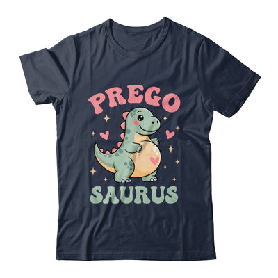 Pregosaurus Cute Retro Mommy Dinosaur Pregnancy Announcement Shirt & Hoodie | teecentury
