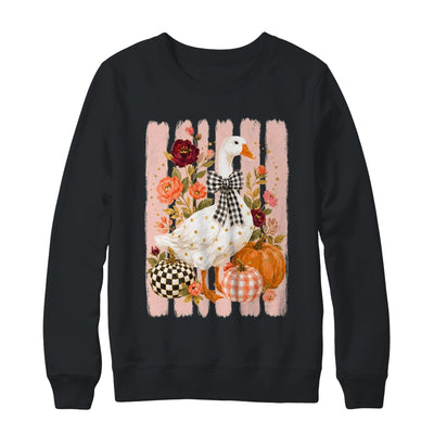 Preppy Fall Autumn Silly Goose Pumpkin Thanksgiving Coquette Shirt & Sweatshirt | teecentury