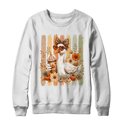 Preppy Fall Goose Coquette Autumn Pumpkin Spice Latte Retro Shirt & Sweatshirt | teecentury