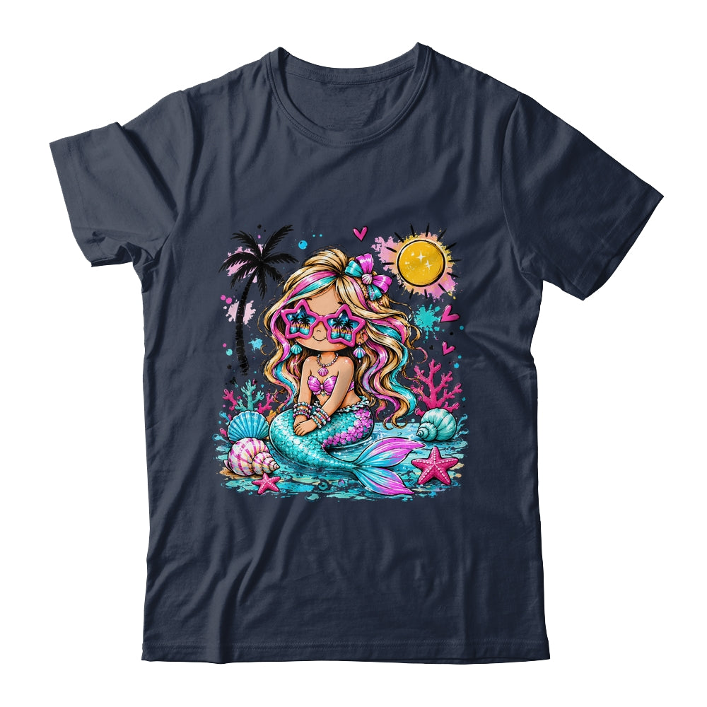 Preppy Mermaid Beach Summer Cute Vacation Girl Women Shirt & Tank Top | teecentury