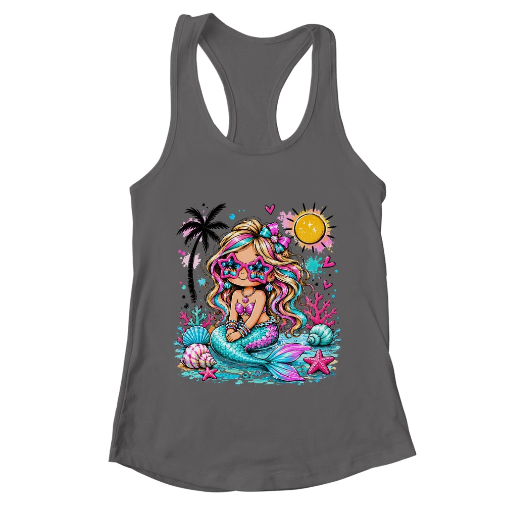 Preppy Mermaid Beach Summer Cute Vacation Girl Women Shirt & Tank Top | teecentury