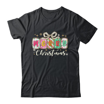 Preppy Merry Christmas Girly Xmas Cute Coquette Bow Girl Shirt & Sweatshirt | teecentury