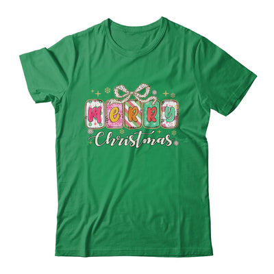Preppy Merry Christmas Girly Xmas Cute Coquette Bow Girl Shirt & Sweatshirt | teecentury