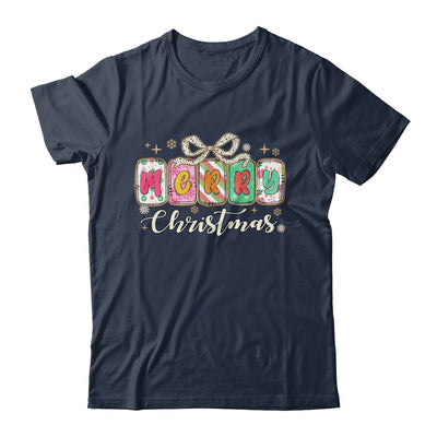 Preppy Merry Christmas Girly Xmas Cute Coquette Bow Girl Shirt & Sweatshirt | teecentury