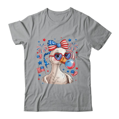 Preppy Patriotic Goose Coquette 4th Of July American Duck Shirt & Tank Top | teecentury