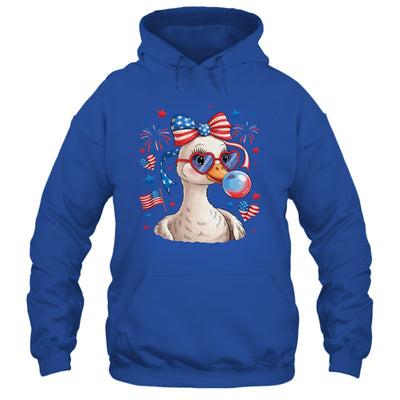 Preppy Patriotic Goose Coquette 4th Of July American Duck Shirt & Tank Top | teecentury