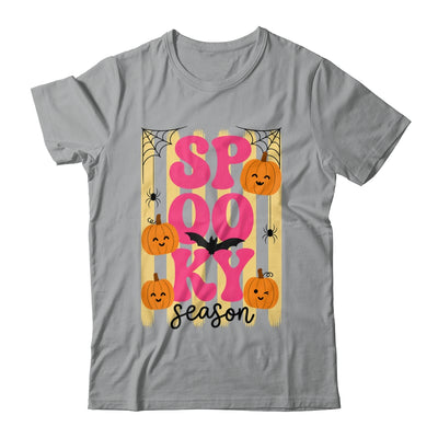 Preppy Spooky Season Fall Design Girly Halloween Striped Shirt & Sweatshirt | teecentury