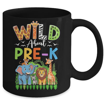 Preschool Teacher Kids Back To School Wild About Pre-k Mug | teecentury