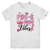 Preschool Vibes Back To School Coquette Teacher Girl Youth Shirt | teecentury