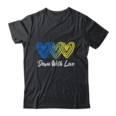 Pretty Down With Love World Down Syndrome Awareness Day Shirt & Hoodie | teecentury