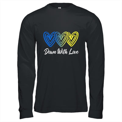 Pretty Down With Love World Down Syndrome Awareness Day Shirt & Hoodie | teecentury
