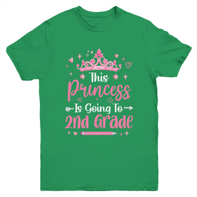 Princess Going To 2nd Grade For Girls Kids Back To School Youth Shirt | teecentury