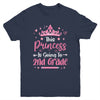 Princess Going To 2nd Grade For Girls Kids Back To School Youth Shirt | teecentury