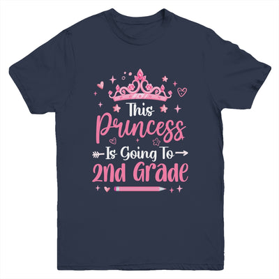 Princess Going To 2nd Grade For Girls Kids Back To School Youth Shirt | teecentury