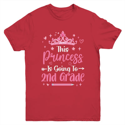Princess Going To 2nd Grade For Girls Kids Back To School Youth Shirt | teecentury