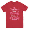 Princess Going To 3rd Grade For Girls Kids Back To School Youth Shirt | teecentury