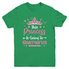 Princess Going To Kindergarten For Girls Kids Back To School Youth Shirt | teecentury